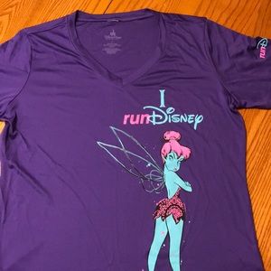 Run Disney Tinker Bell tech shirt